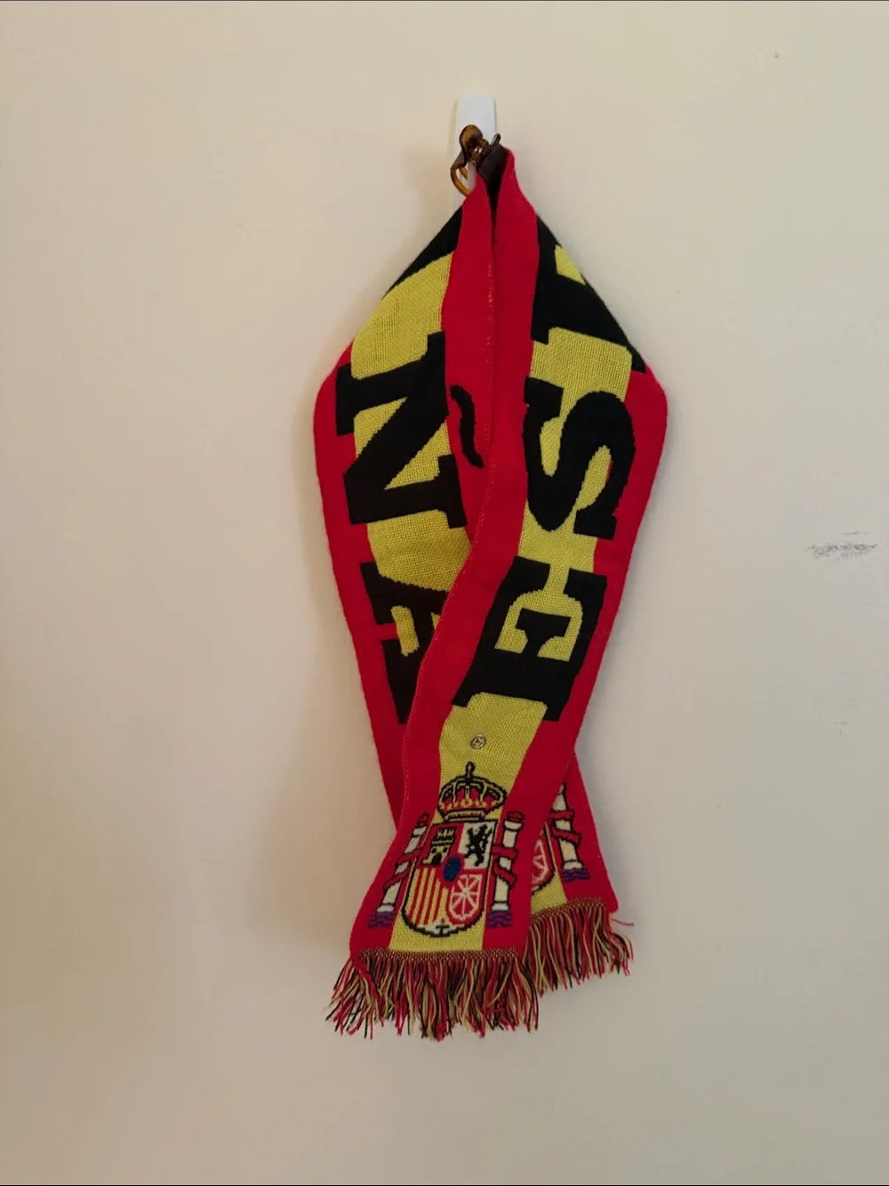 Red and Yellow España Kids Scarf